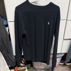 U.S. Polo Assn. Black Long Sleeve Shirt
